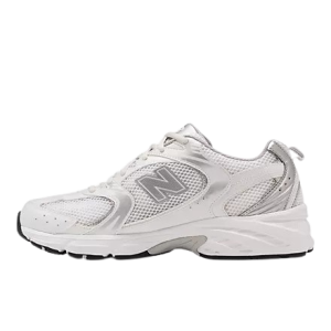 New Balance 530 nb white con silver metallic