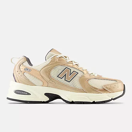 New Balance 530 turtledove con gold metallic y magnet - Imagen 2