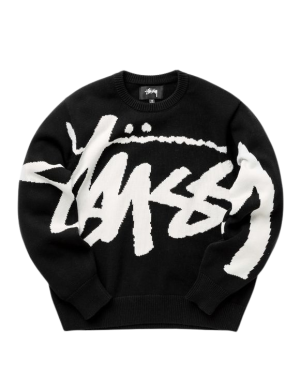 Stussy Stock suéter negro