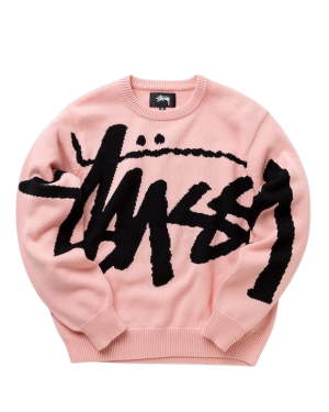 Stussy Stock suéter rosa
